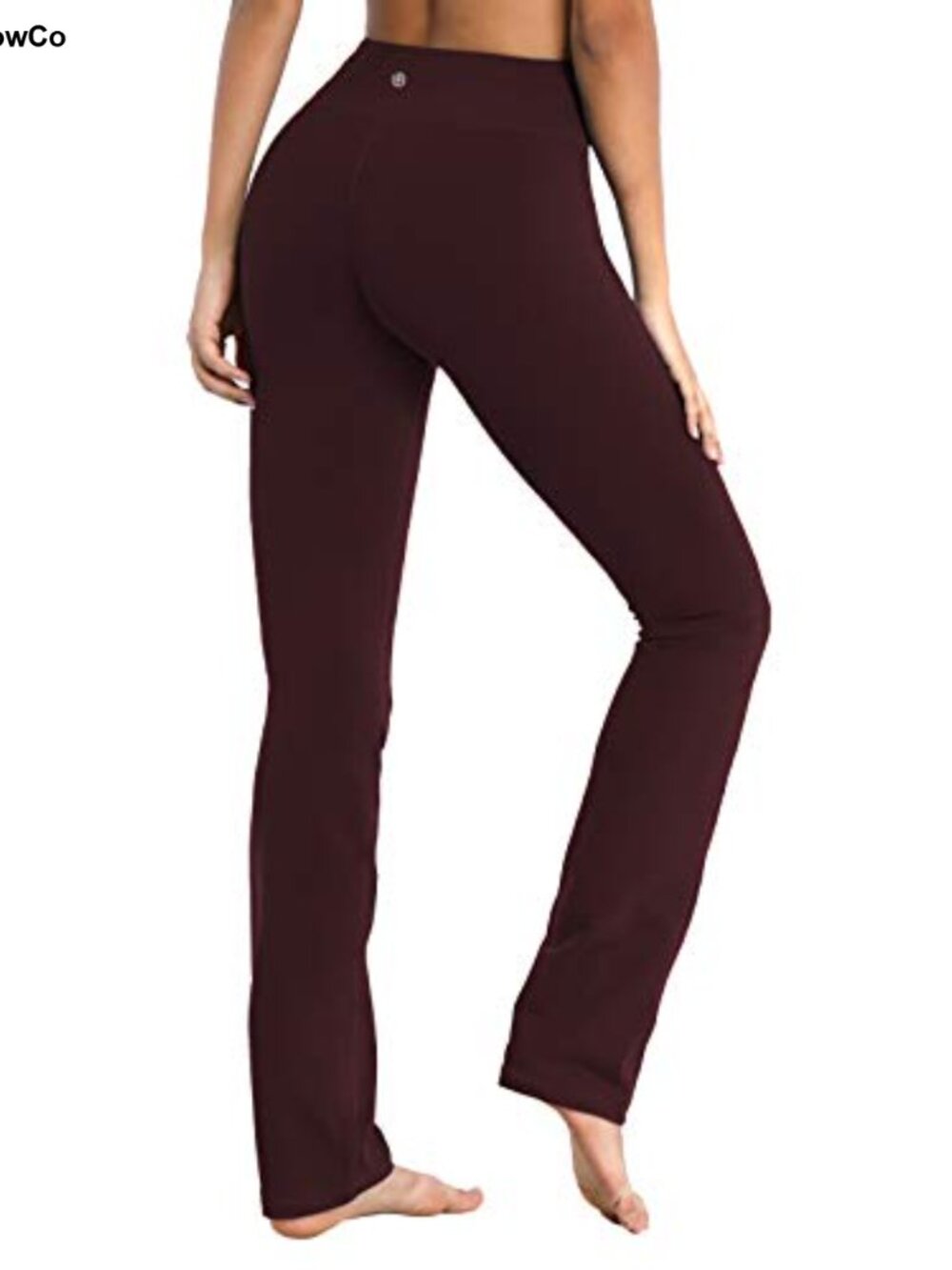 Women's High Waist Tummy Control Straight Leg Yoga Pants with Pockets